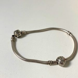 Pandora bracelet with ladybug charm